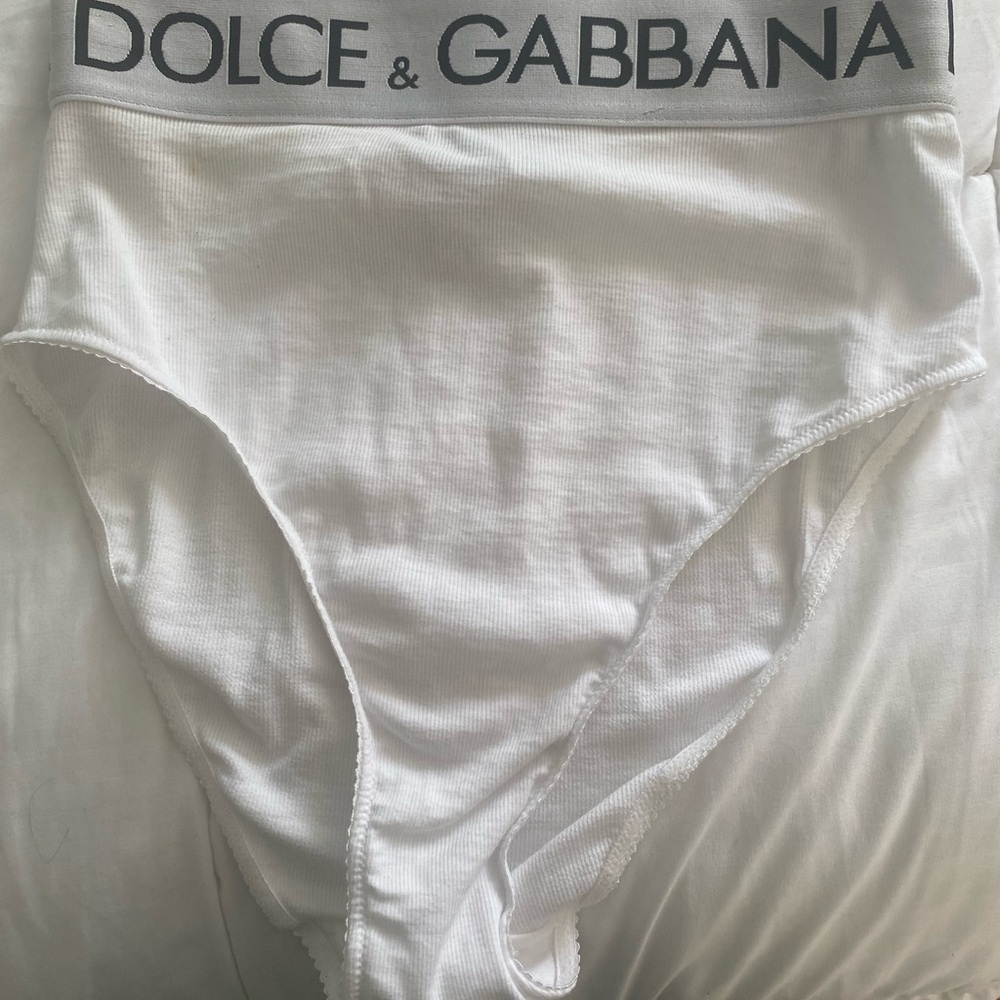 Dolce & Gabbana White Panties Intimates & Sleepwear